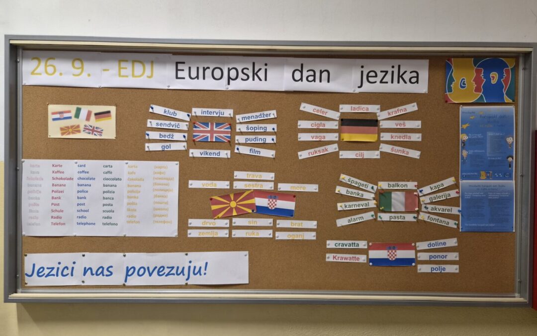 Europski dan jezika 26.5. – „Jezici nas povezuju“